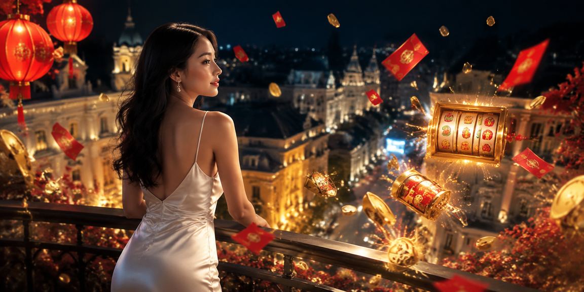 Người chơi tại Hà Nội trải nghiệm game slot với ánh đèn lồng lung linh trong đêm